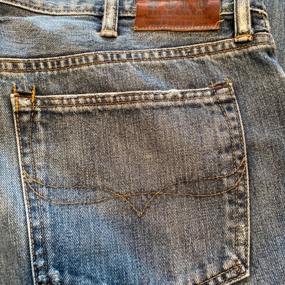 Men’s Denim Polo by Ralph Lauren Size 38x30 - Picture 8 of 10